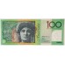 AUSTRALIA 1996 . ONE HUNDRED 100 DOLLARS BANKNOTE . EVANS/FRASER . TEST NOTE . LAST PREFIX CS96